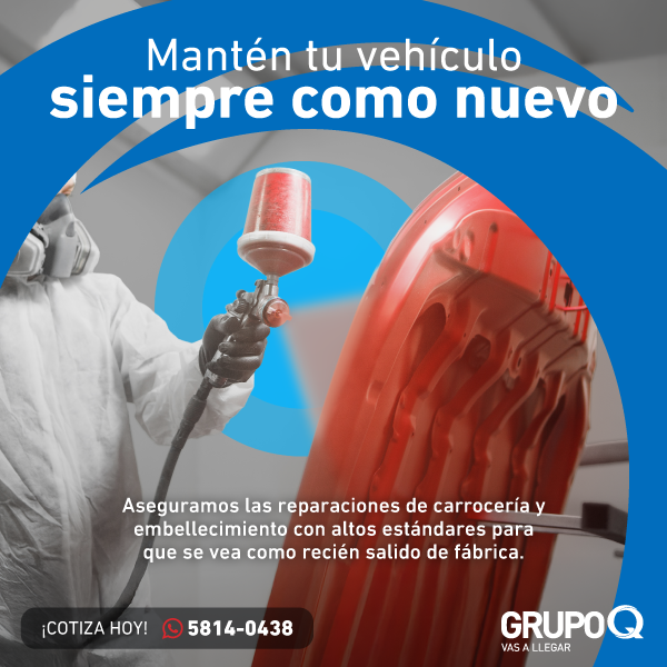 Grupo Q Pintura - Tu vehículo Siempre Como Nuevo